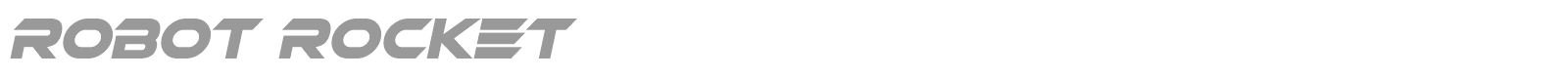 Robot Rocket font preview